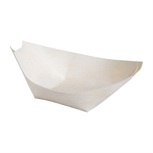 Fiesta Compostable Wooden Sushi Boats (100 Pack) p_dk383
