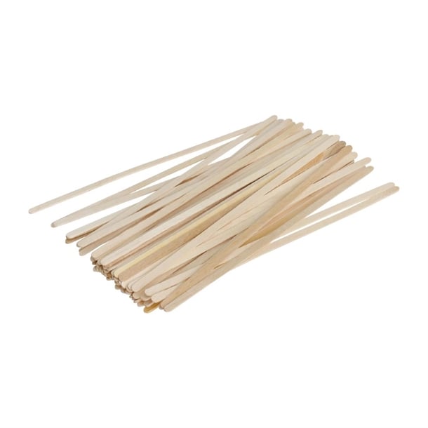 Fiesta Green Biodegradable Wooden Coffee Stirrers 140mm (1000 Pack) dk392