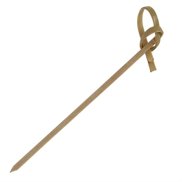 Fiesta Compostable Bamboo Looped Skewers 90mm (100 Pack) dk396