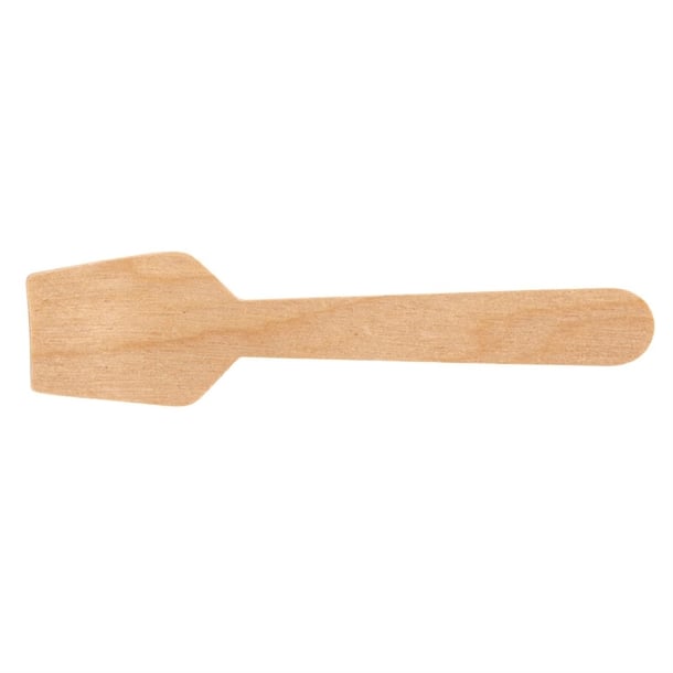 Fiesta Compostable Wooden Ice Cream Spoons (100 Pack) dk399