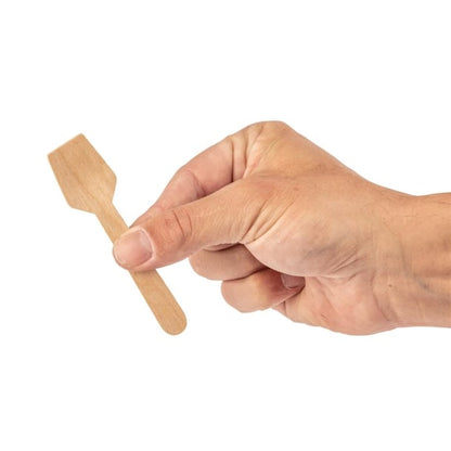 Fiesta Compostable Wooden Ice Cream Spoons (100 Pack) dk399