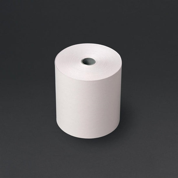 Olympia Non-Thermal 2ply White and Pink Till Roll 76 x 71mm (20 Pack) dk595