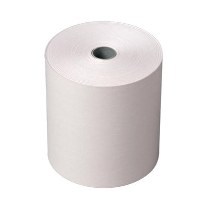 Olympia Non-Thermal 2ply White and Pink Till Roll 76 x 71mm (20 Pack) dk595