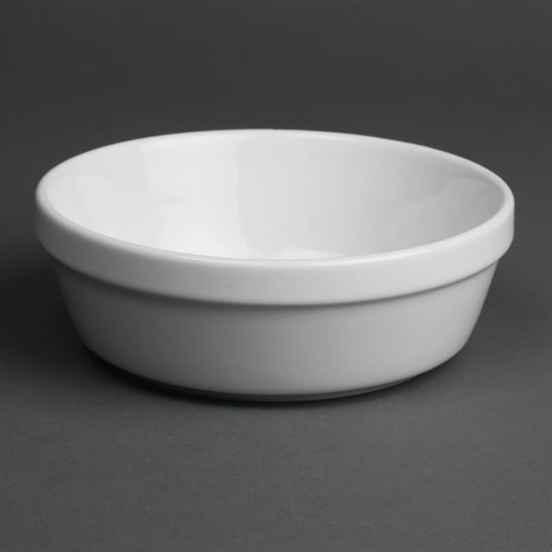 Olympia Whiteware Round Pie Bowls 137mm (6 Pack) dk809