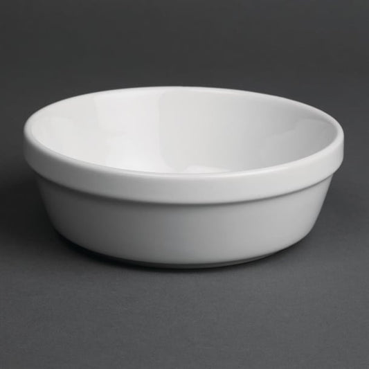 Olympia Whiteware Round Pie Bowls 137mm (6 Pack) dk809