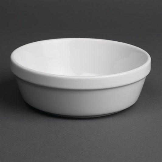 Olympia Whiteware Round Pie Bowls 137mm (6 Pack) dk809