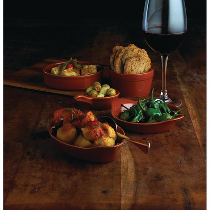 Olympia Mediterranean Ramekins Rustic 95mm (6 Pack) dk822