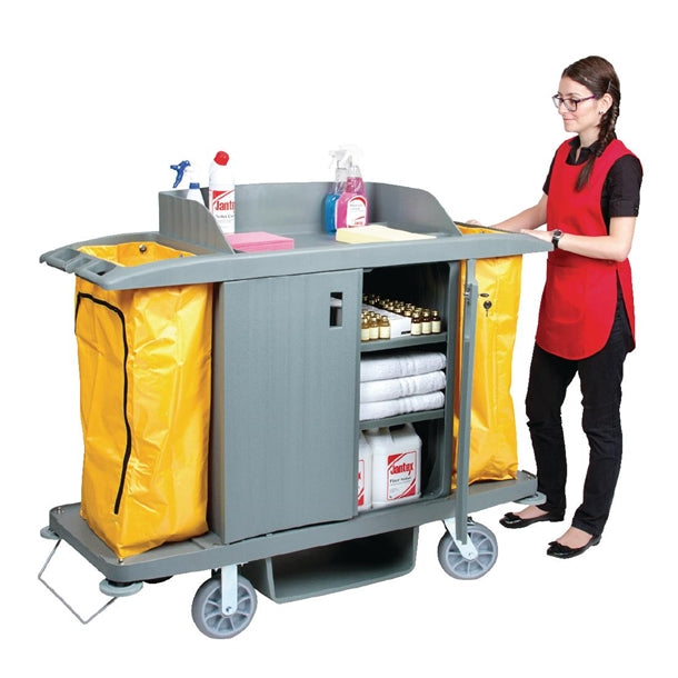 Jantex Housekeeping Trolley With Doors dl012