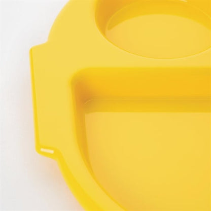 Olympia Kristallon Small Polypropylene Compartment Food Trays Yellow 321mm dl127