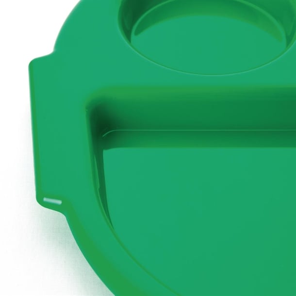 Olympia Kristallon Small Polypropylene Compartment Food Trays Green 321mm dl128