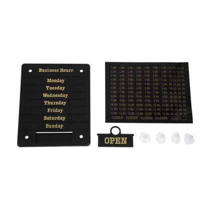 Beaumont Adjustable Opening Hours Display dl226