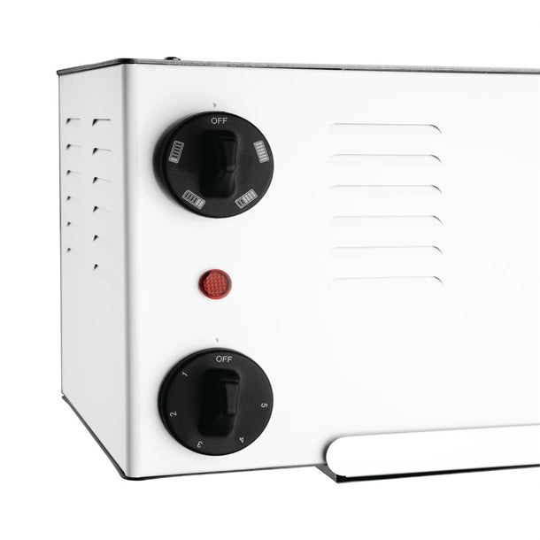 Rowlett Regent 6 Slot Toaster White with 2x Additional Elements ch176