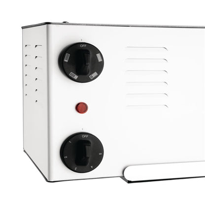 Rowlett Regent 6 Slot Toaster White with 2x Additional Elements ch176