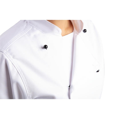 Whites Chicago Unisex Chef Jacket Short Sleeve White p_dl711