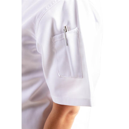 Whites Chicago Unisex Chef Jacket Short Sleeve White p_dl711