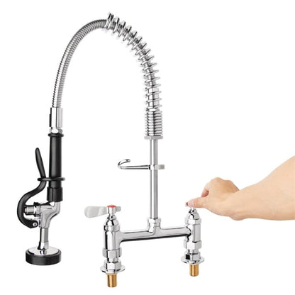 Vogue Twin Pedestal Mini Pre-Rinsers dl832