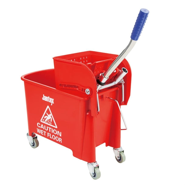 Jantex Kentucky Red Mop Bucket and Wringer 15Ltr dl912