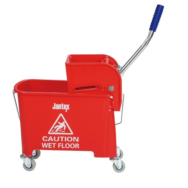 Jantex Kentucky Red Mop Bucket and Wringer 15Ltr dl912
