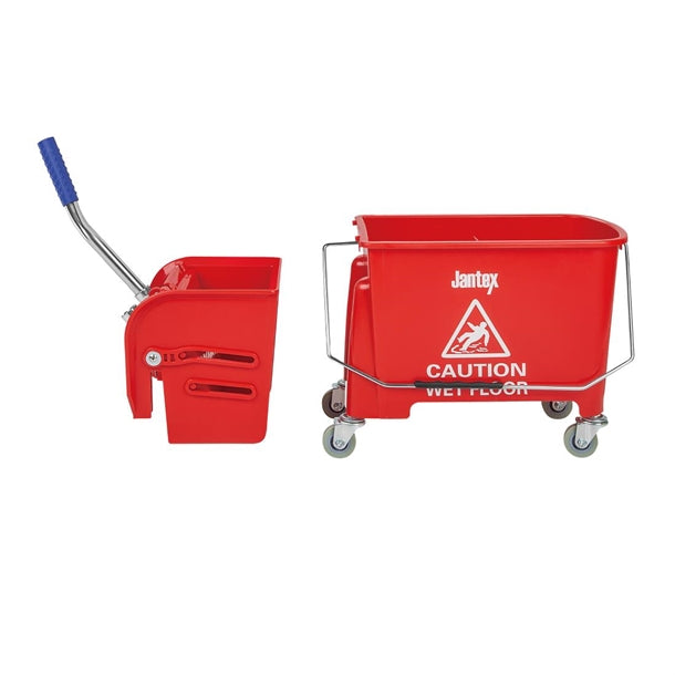 Jantex Kentucky Red Mop Bucket and Wringer 15Ltr dl912
