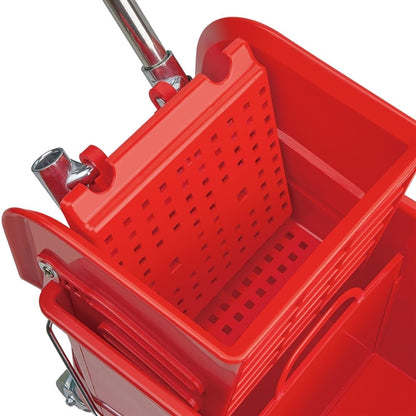 Jantex Kentucky Red Mop Bucket and Wringer 15Ltr dl912
