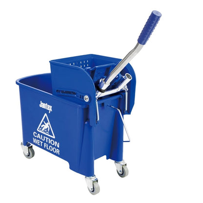 Jantex Kentucky Mop Bucket and Wringer 15Ltr Blue dl913