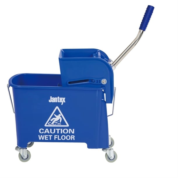 Jantex Kentucky Mop Bucket and Wringer 15Ltr Blue dl913