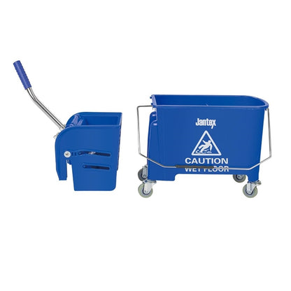 Jantex Kentucky Mop Bucket and Wringer 15Ltr Blue dl913
