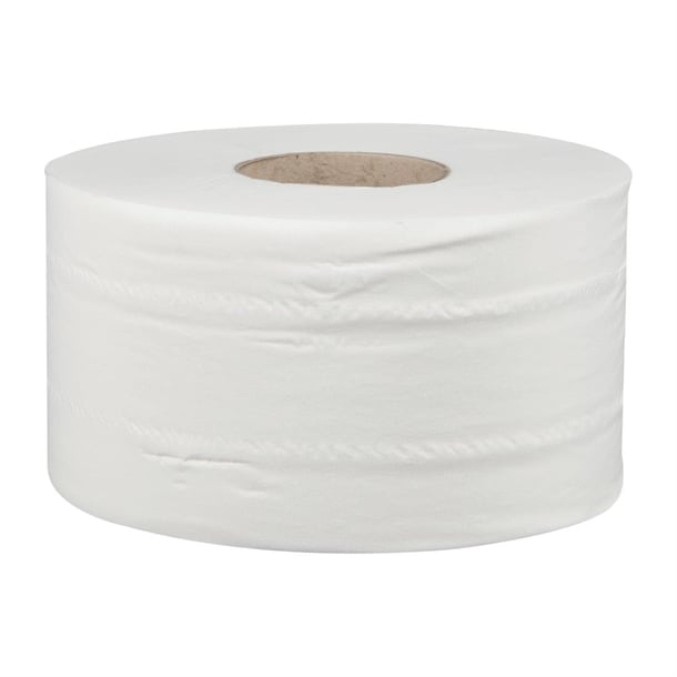 Jantex Mini Jumbo Roll Refill 2ply 150m (12 Pack) dl918
