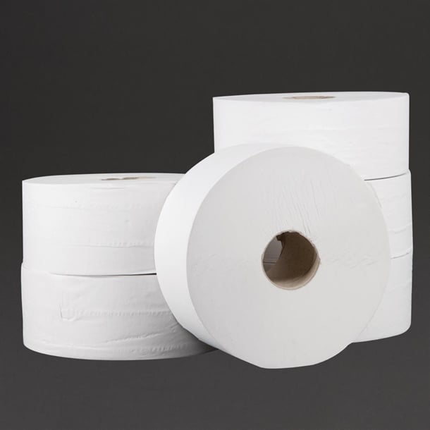 Jantex Jumbo Roll Refill 2ply 300m (6 Pack) dl919
