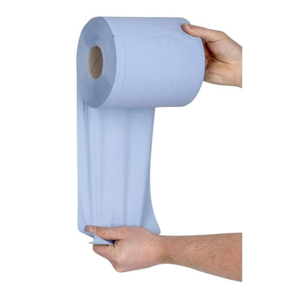 Jantex Centrefeed Blue Rolls 2-Ply 120m (6 Pack) dl921
