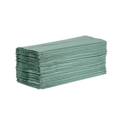 Jantex Z Fold Paper Hand Towels Green 1-Ply 3000 Sheets dl923