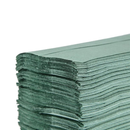 Jantex Z Fold Paper Hand Towels Green 1-Ply 3000 Sheets dl923