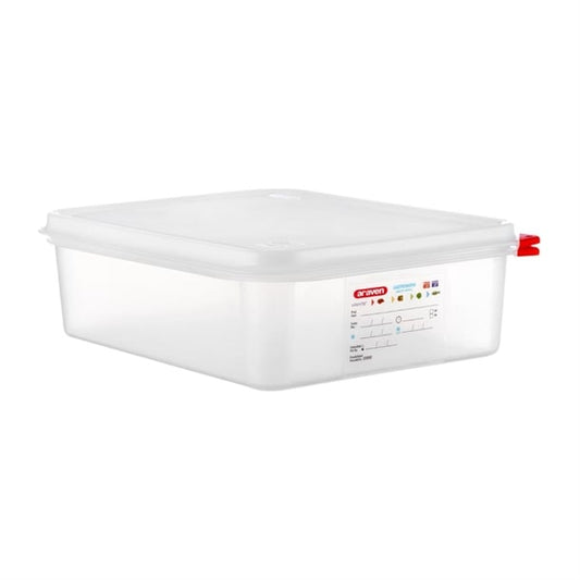 Araven Polypropylene 1/2 Gastronorm Food Container 6.5Ltr (4 Pack) dl982
