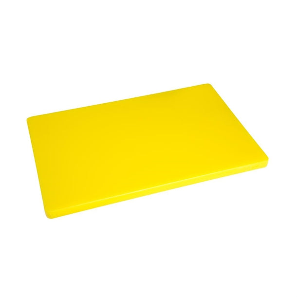 Hygiplas Extra Thick Low Density Yellow Chopping Board p_dm002