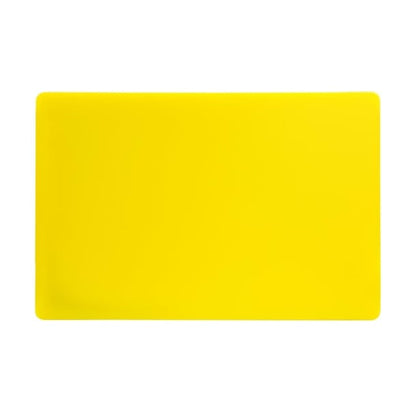 Hygiplas Extra Thick Low Density Yellow Chopping Board p_dm002