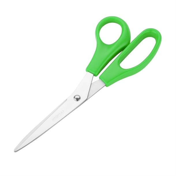 Hygiplas Green Colour Coded Scissors dm039