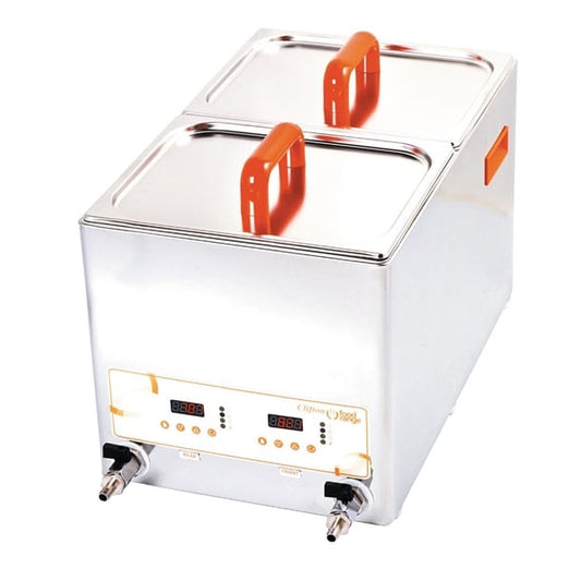 Clifton Compact Double Water Bath FLE-8/8 dm083