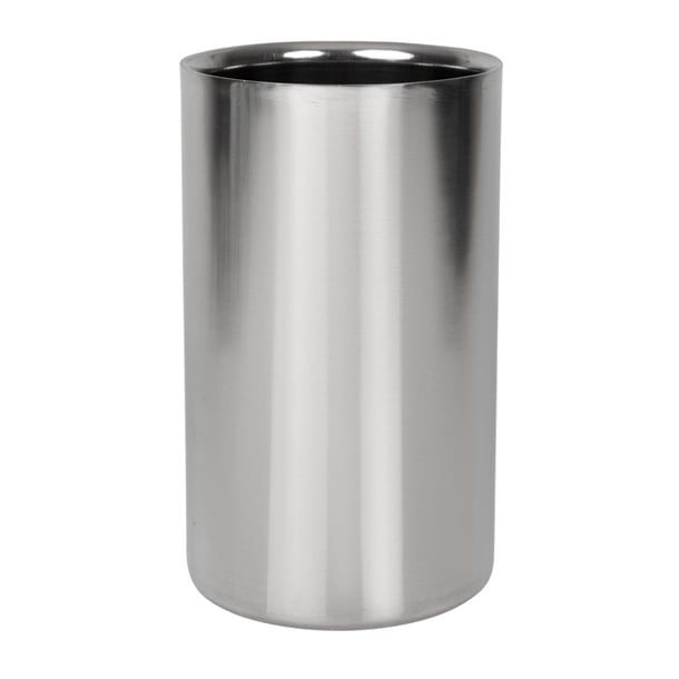 Olympia Polished Stainless Steel Wine And Champagne Cooler dm118