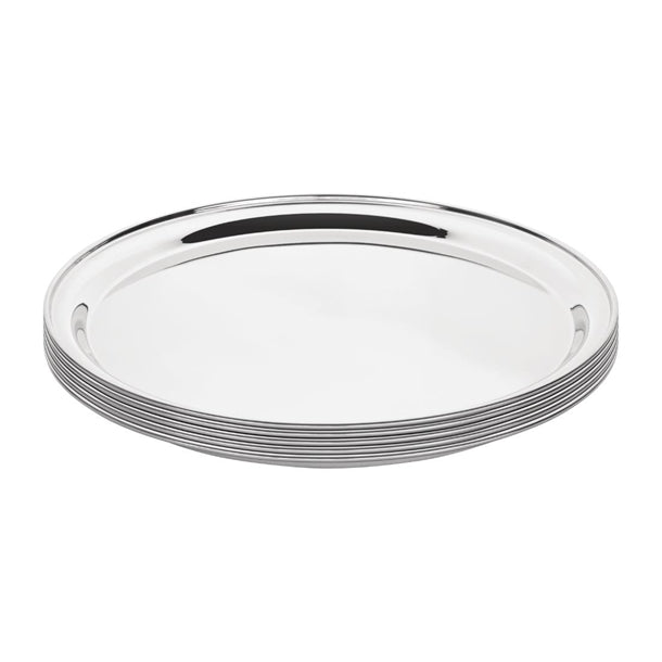 Olympia Stainless Steel Round Service Tray p_j828