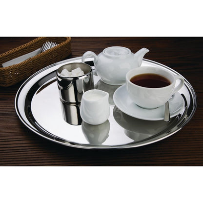 Olympia Stainless Steel Round Service Tray p_j828