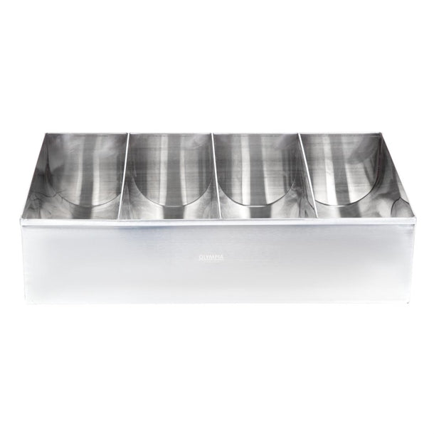 Olympia Cutlery Holder Stainless Steel dm274