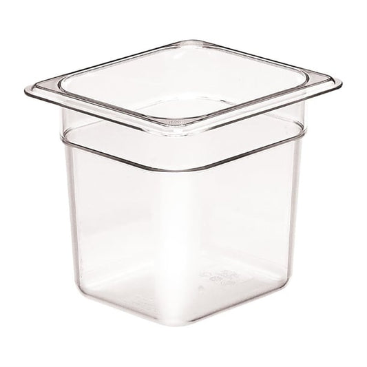 Cambro Polycarbonate 1/6 Gastronorm Tray 150mm dm753