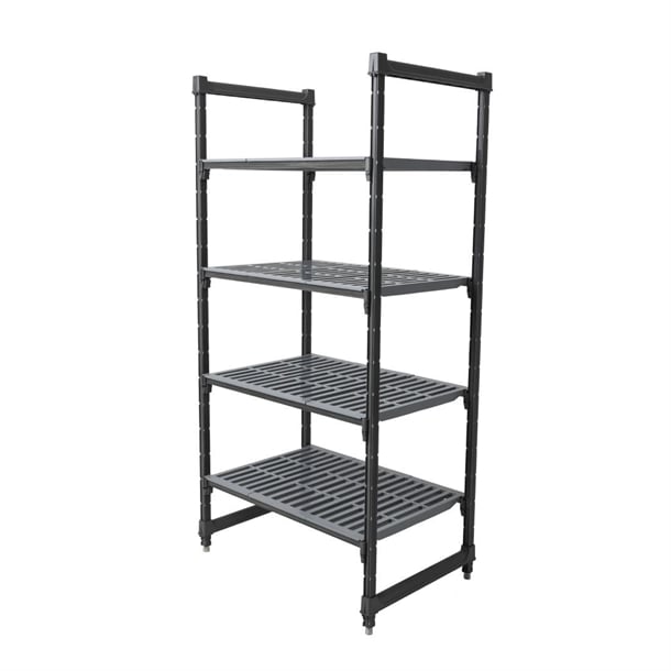 Cambro Camshelving Basics Plus 4 Tier Shelving Starter Unit 1830 x 915 x 610mm dm772