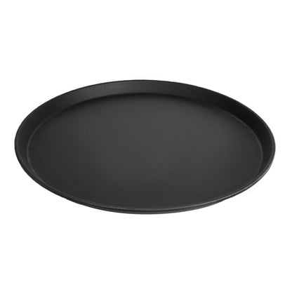 Cambro Camtread Fibreglass Round Non-Slip Tray Black p_dm780