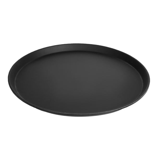 Cambro Camtread Fibreglass Round Non-Slip Tray Black p_dm780