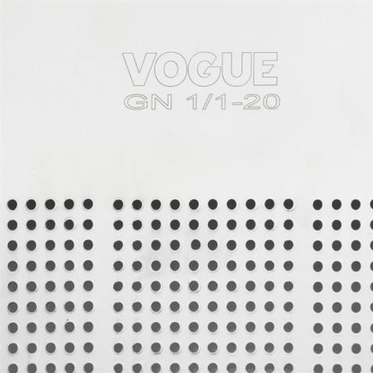 Vogue Stainless Steel Heavy Duty Perforated 1/1 Gastronorm Tray 20mm dm971