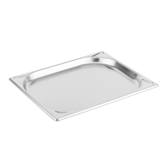 Vogue Heavy Duty Stainless Steel 1/2 Gastronorm Tray 20mm dm973