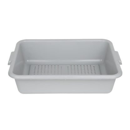 Vogue EDLP Plastic Perforated Storage Box Grey dn583