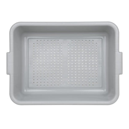 Vogue EDLP Plastic Perforated Storage Box Grey dn583