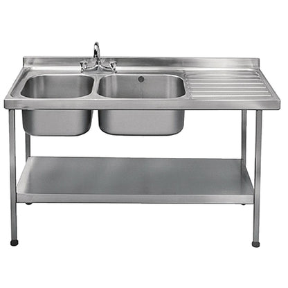 KWC DVS Double Sink Right Hand Drainer p_p051